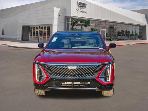 Radiant Red Tintcoat 2025 Cadillac LYRIQ Luxury