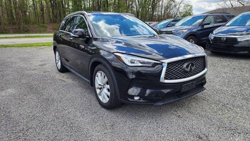 Black 2019 INFINITI QX50 ESSENTIAL