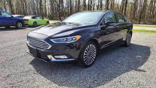 Shadow Black 2017 Ford Fusion SE