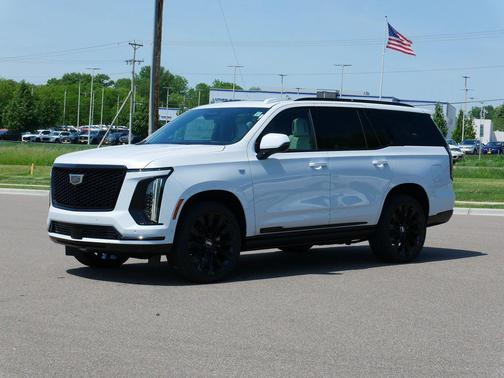 Vibrant White Tricoat 2026 Cadillac Escalade Sport Platinum