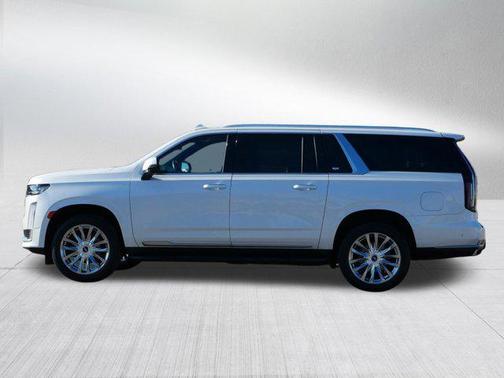 Crystal White Tricoat 2023 Cadillac Escalade ESV Premium Luxury