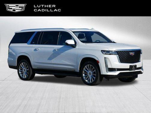 Crystal White Tricoat 2023 Cadillac Escalade ESV Premium Luxury