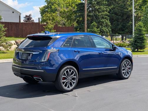 Opulent Blue Metallic 2026 Cadillac XT5 Sport