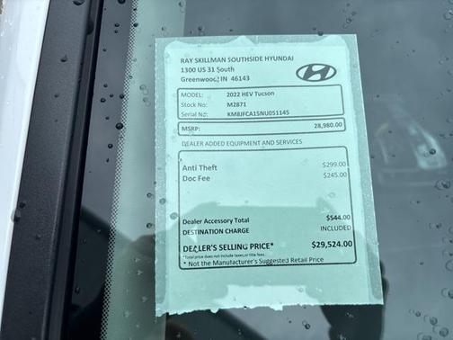 2022 Hyundai TUCSON Hybrid SEL Convenience