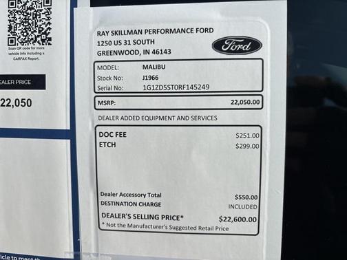 2024 Chevrolet Malibu FWD 1LT