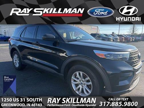 Agate Black Metallic 2021 Ford Explorer Base