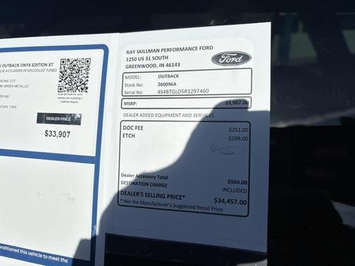 2024 Subaru Outback Onyx Edition XT