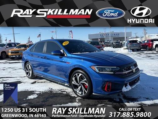 Blue 2022 Volkswagen Jetta GLI 2.0T Autobahn Sedan