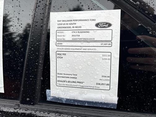 2022 Cadillac CT4-V V-Series Blackwing