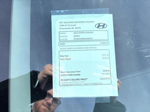 2016 Toyota Avalon Limited