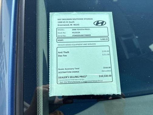 2008 Toyota Prius Standard