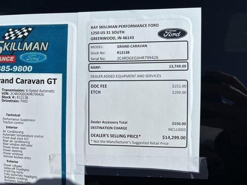 2017 Dodge Grand Caravan GT