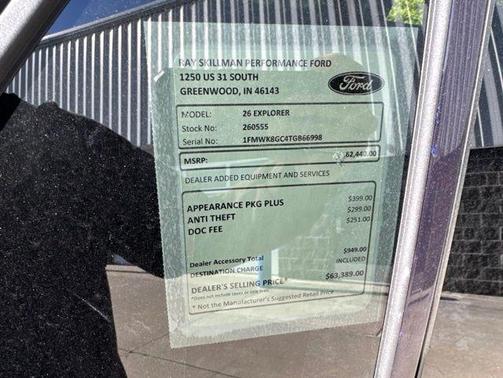 Carbonized Gray Metallic 2026 Ford Explorer ST