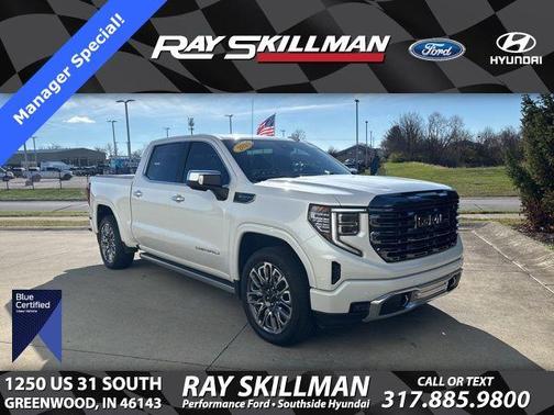 White Frost Tricoat 2024 GMC Sierra 1500 Denali Ultimate Truck