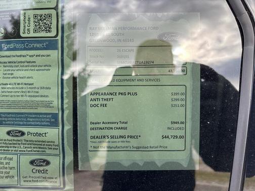 2026 Ford Escape Platinum