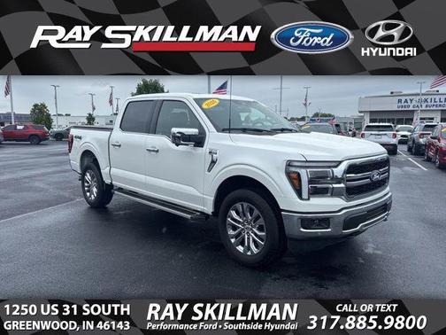Star White Metallic Tri-Coat 2026 Ford F-150 Lariat Truck