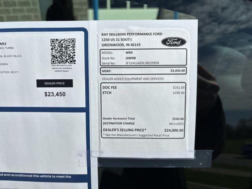 Crystal Black Silica 2020 Subaru WRX Base