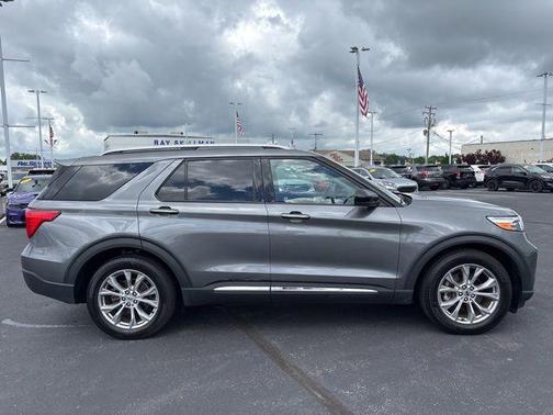 Gray Metallic 2024 Ford Explorer Limited
