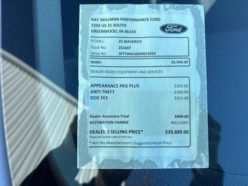 2025 Ford Maverick XL