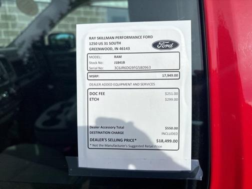 2015 RAM 1500 Tradesman