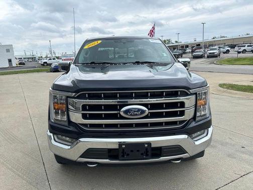 Blue 2021 Ford F-150 Lariat