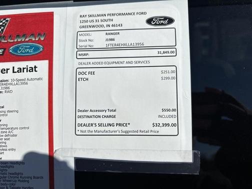 2020 Ford Ranger LARIAT