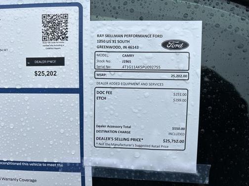 2023 Toyota Camry SE