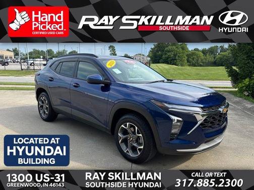 Blue Glow Metallic 2024 Chevrolet Trax LT
