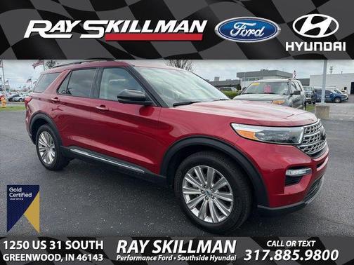 Rapid Red Metallic Tinted Clearcoat 2023 Ford Explorer Limited