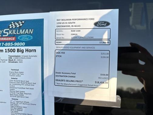 2016 RAM 1500 Big Horn