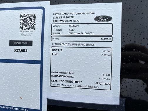 2023 Hyundai SANTA FE SEL 2.4