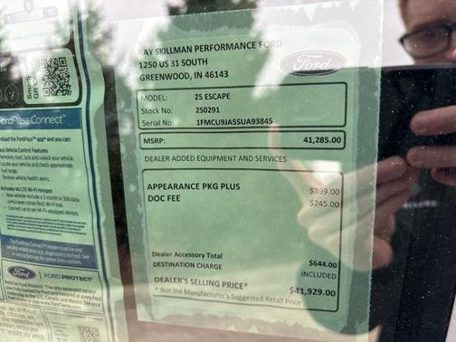 2025 Ford Escape Platinum