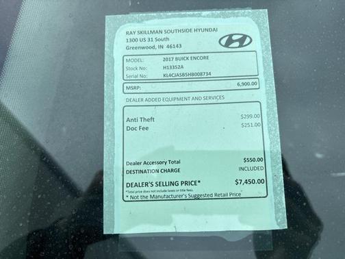 2017 Buick Encore Preferred