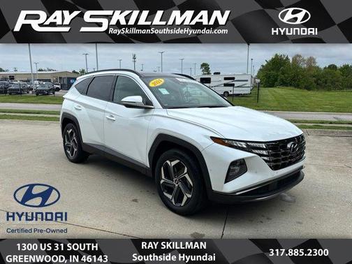 White Pearl 2024 Hyundai TUCSON Hybrid Limited