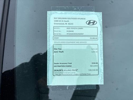 2025 Toyota Camry LE