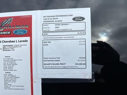 2022 Jeep Grand Cherokee L Laredo