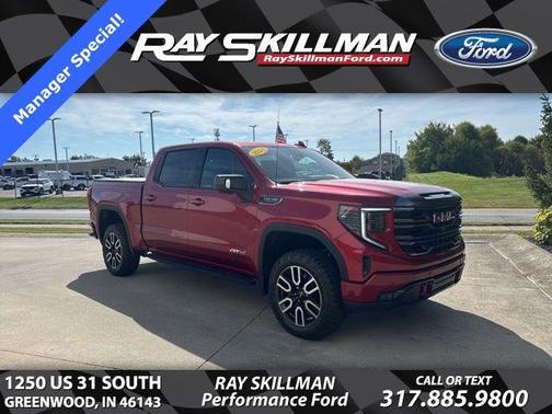 Volcanic Red Tintcoat 2024 GMC Sierra 1500 AT4 Truck