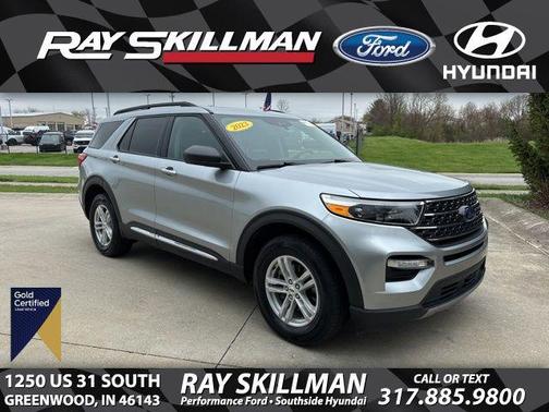 Iconic Silver Metallic 2023 Ford Explorer XLT