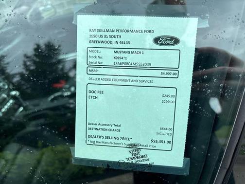 2021 Ford Mustang Mach 1 Fastback