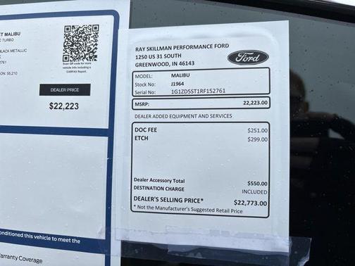 2024 Chevrolet Malibu FWD 1LT