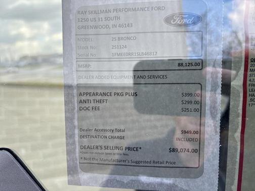 2025 Ford Bronco Raptor