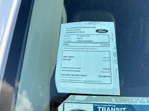 2026 Ford Transit-250 Base