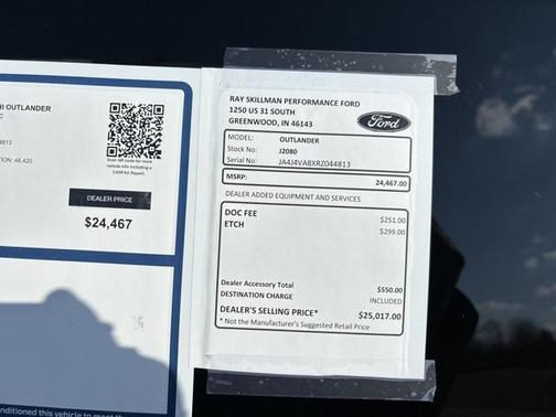 2024 Mitsubishi Outlander SE 2.5 S-AWC