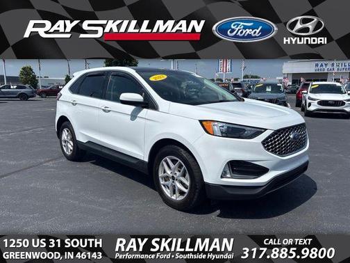 Oxford White 2023 Ford Edge SEL