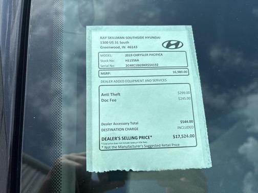 2019 Chrysler Pacifica Touring L