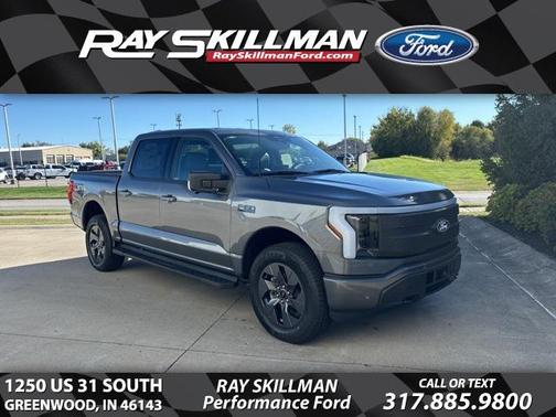 Carbonized Gray Metallic 2025 Ford F-150 Lightning Flash Truck