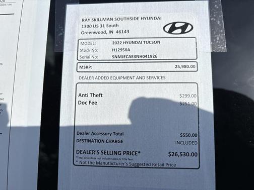 2022 Hyundai TUCSON Limited