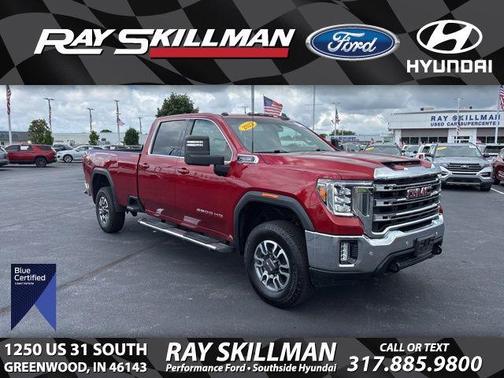 Cayenne Red Tintcoat 2022 GMC Sierra 3500 SLE