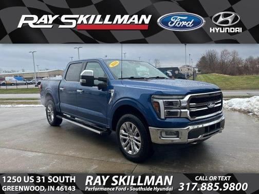 Atlas Blue Metallic 2024 Ford F-150 Lariat Truck