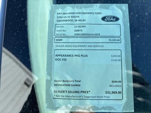 2025 Ford Escape Active